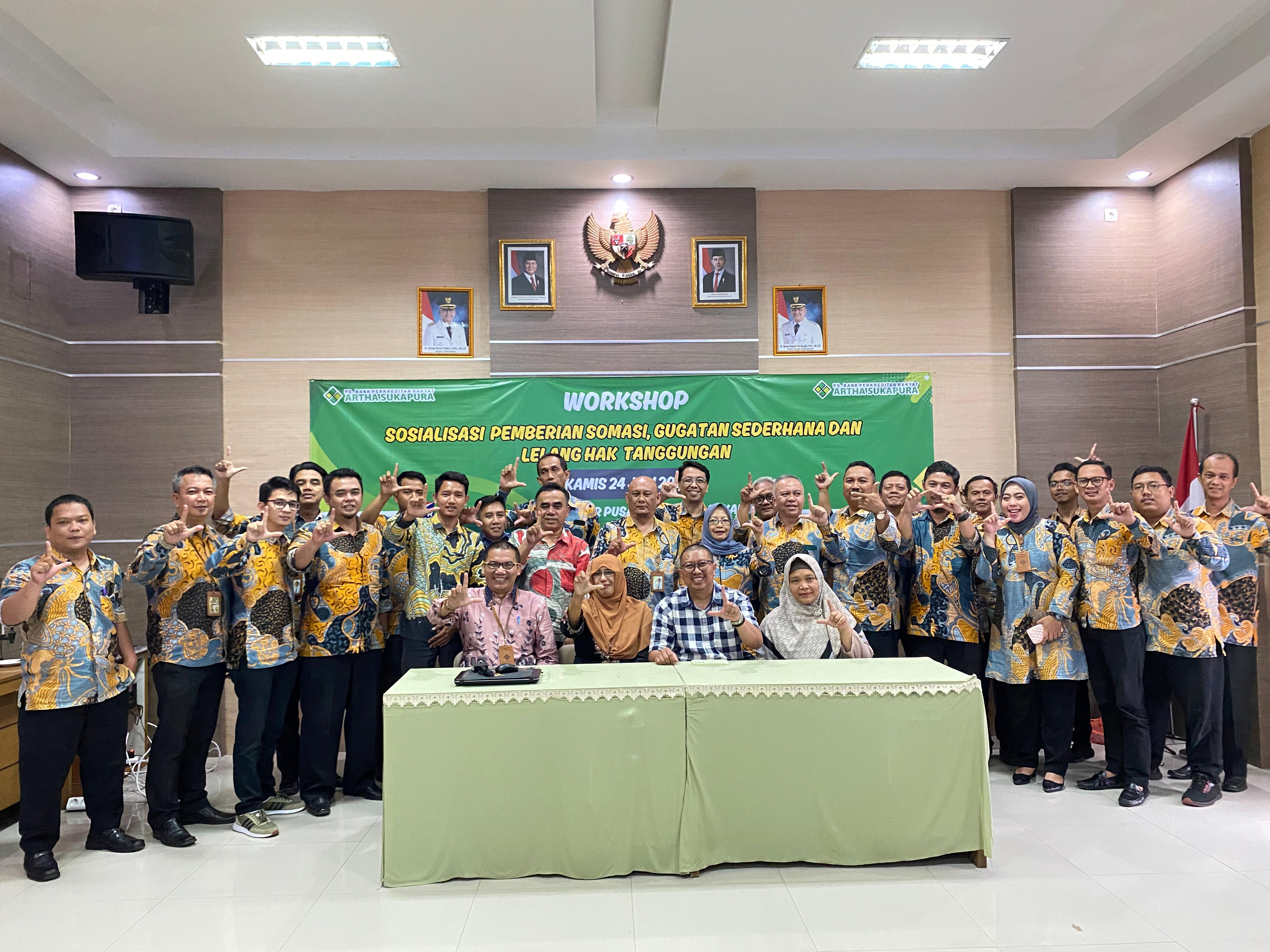 BPR Artha Sukapura Gelar Workshop Sosialisasi Somasi, Gugatan Sederhana, & Lelang Hak Tanggungan